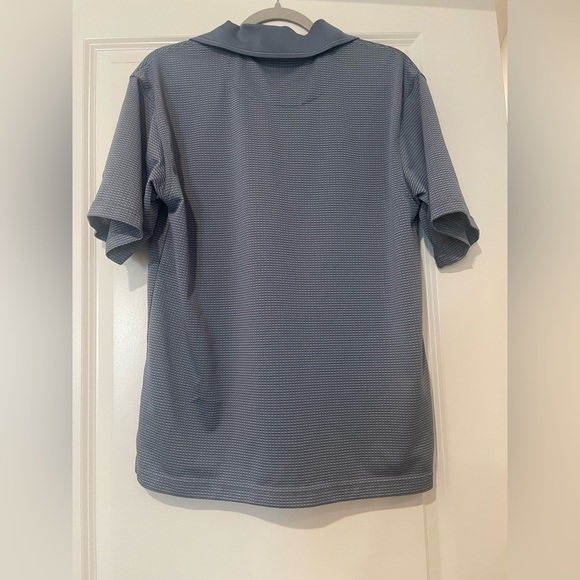 PGA Tour Men's Textured Gray Polo Shirt - Picture 3 of 3